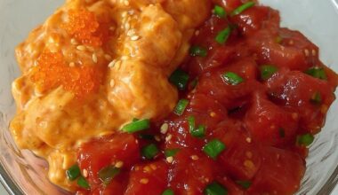 Hawaiian poke at home