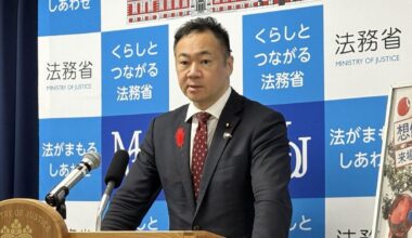 Foreign residents reach record high of 3.95 million, accounting for 3.2% of population - Justice Minister Suzuki