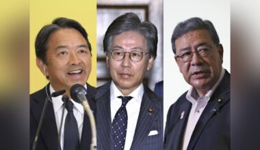 Secretary generals of CDP, Nippon Ishin, and DPFP met. CDP’s Azumi called for unifying behind a single candidate for prime ministerial while the DPFP asked for stance on zero nuclear power