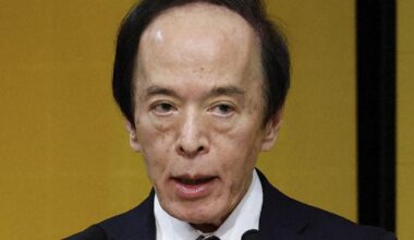 BOJ chief Ueda reaffirms rate hike path, caution about US economy