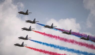 South Korea’s Black Eagles aerobatic team forced to skip Dubai air show after Japan withdraws refuelling permission