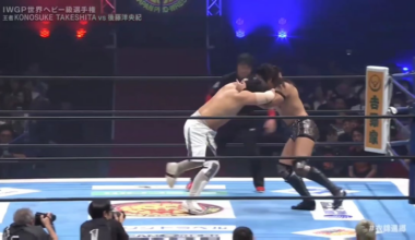 I present to you Red Shoe's little dance during last night's main event: