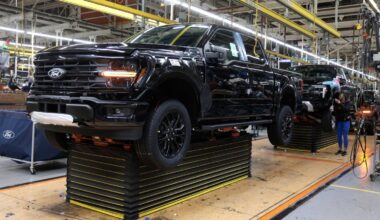 Japan reportedly considers the purchase of Ford F-150 pickup trucks for use as government vehicles in an effort to fulfill pledges made during trade negotiations with the United States