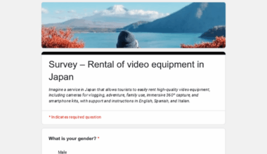 Camera rental service