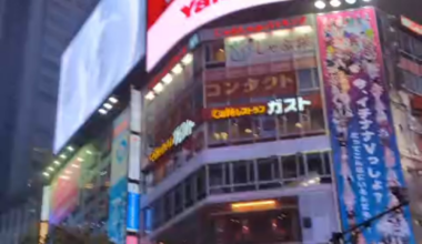 Rain-Struck Shibuya Crossing during the Spookiest Day