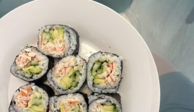 California futomaki (and the return of the wasabi turd)