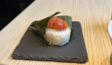 Cod roe onigiri