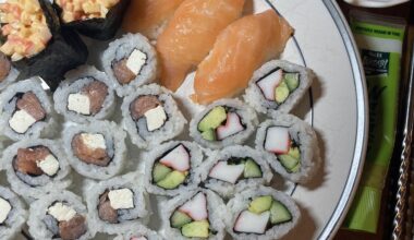 I made sushi tonight