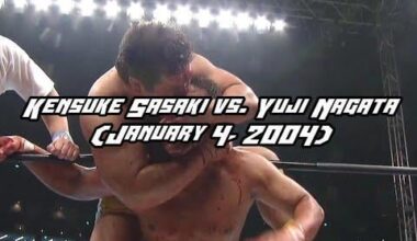 That time Kensuke Sasaki and Yugi Nagata had one of the bloodiest matches I've ever seen. I remember seeing this on YouTube in like 240p and it got me hooked on NJPW.  What was the story behind this? If I do a deep dive into this storyline where should I start?