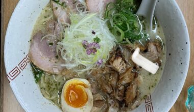 Ramen Yashichi in Osaka 🤍