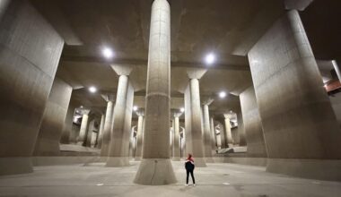 Visited the Metropolitan Area Outer Underground Discharge Channel today!