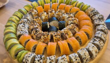 Homemade sushi night 🍣✨