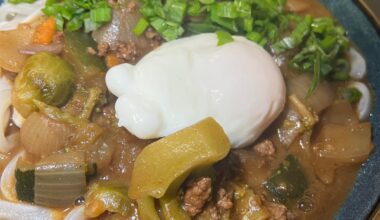 Japanese curry is possibly my ult favorite food. Any suggestions or fun additions to take it to the next level?