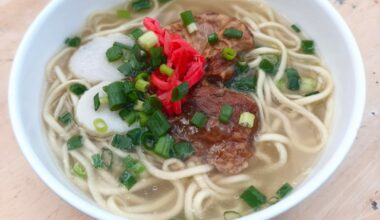 Okinawan Soba on Aka island 🫶🏼