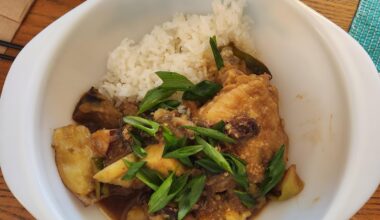 Red miso chicken stew