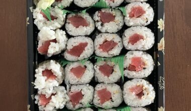 Just a lot of tuna rolls