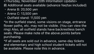 PSA: for those who want to catch the last bus to Tokyo Dome
