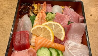 At a very local sushi restaurant tonight