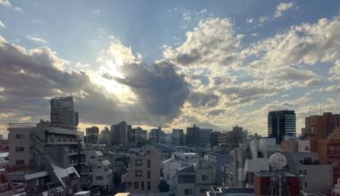 The View from My 5F Office in Shinjuku