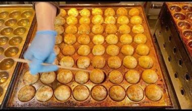 Takoyaki master with great skills in Kyoto-Japanese food