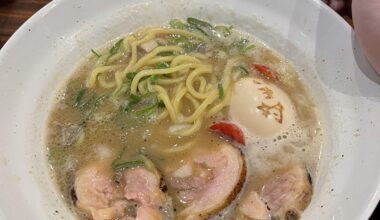 Amazing chicken ramen in Tokyo