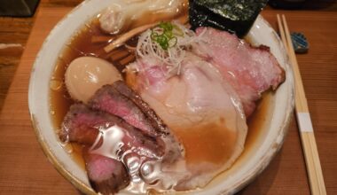 I miss the ramen I ate in Tokyo