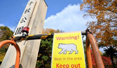 Bear attack problem triggers “widespread cancellations and closures” including in Iwate, Nikko, and Toyama.