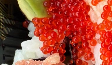 Just ate cheaper sushi, what is with this color?