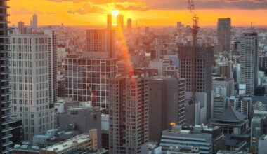 Tonight's sunset! About 5pm, taken from Kitahama.