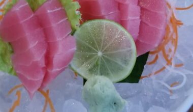 Is this really tuna? Color is a bit weird, bright pink. Doesn’t look like any tuna I’ve eaten before…