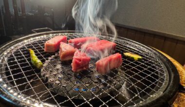 Hida Beef in Takayama at Yakiniku Kaeda