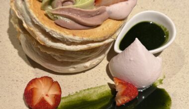 Japanese Pancakes are Elite 🍓🍵