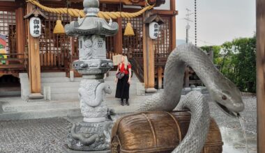 Iwakuni Shirohebi Shrine - the sacred white snake shrine in Yamaguchi 🐍✨