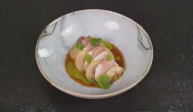 Recipe in Comments: Kanpachi Crudo with Kiwifruit and Fresh Wasabi