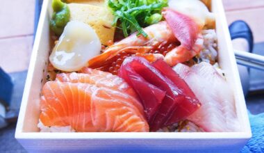 Chirashi bowls make me so happy