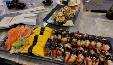 Entire menu was AYCE but I like what I like, 70 pieces.