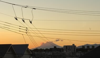 Mt Fuji Sunset 🌆🗻