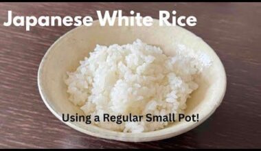 Japanese White Rice Made Easy - My Step-by-Step Method with Just a Small Pot + Lid