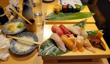 Sushi at Pontocho Alley, Kyoto