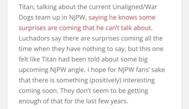 Luchablog theorises Unaffiliated/War Dogs angle coming, hopes Something Happens in 2025 NJPW for our sake