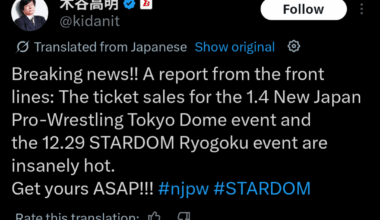 Does WK20 have a chance to be the highest attended WrestleKingdom of all time?