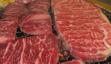 Best marbling we had so far in a japanese bbq restaurant