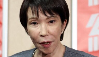 LDP leader Takaichi quips she may not become PM despite aims