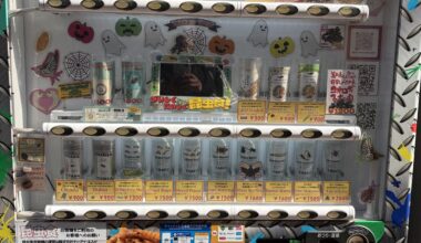 Vending machine full of edible insects