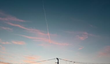 今日は空がとてもきれい