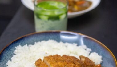 Katsu Curry & Matcha Latte