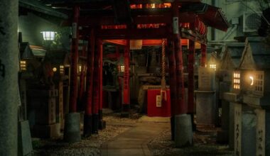 While walking to Tsutenkaku