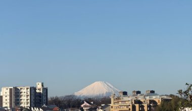 Good Morning Fuji-san! Stay safe during the holiday season everyone! 🍾🥂