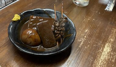 The best nights are at izakayas you just wander into.