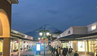 Fuji from Gotemba Premium Outlet